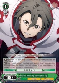 Revived Imposing Appearance, Eiji (B) - Sword Art Online -Alicization- Vol.2 - Weiss Schwarz card