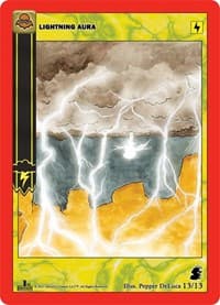 Lightning Aura - Nightfall: First Edition Release Event Deck - MetaZoo card