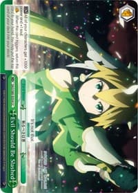 Evil Should Be Slashed - Sword Art Online -Alicization- Vol.2 - Weiss Schwarz card