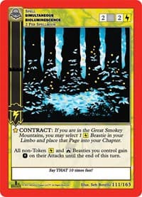 Simultaneous Bioluminescence - Nightfall: First Edition - MetaZoo card