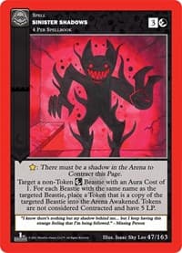 Sinister Shadows - Nightfall: First Edition - MetaZoo card