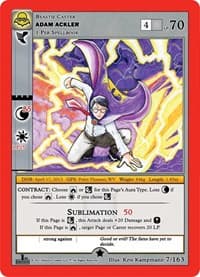 Adam Ackler - Nightfall: First Edition - MetaZoo card