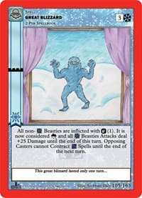 Great Blizzard - Nightfall: First Edition - MetaZoo card