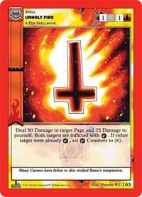 Unholy Fire - Nightfall: First Edition - MetaZoo card