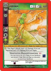 Veggieman - Nightfall: First Edition - MetaZoo card