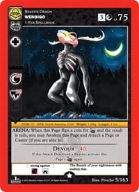 Wendigo - Nightfall: First Edition - MetaZoo card