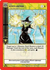 Witch's Lightning - Nightfall: First Edition - MetaZoo card