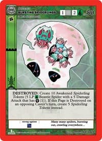 Bursting Spiderlings - Nightfall: First Edition - MetaZoo card