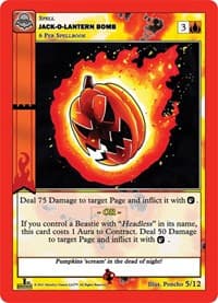 Jack-O-Lantern Bomb - Nightfall: First Edition Release Event Deck - MetaZoo card