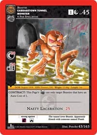 Cabbagetown Tunnel Monster - Nightfall: First Edition - MetaZoo card