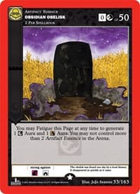 Obsidian Obelisk - Nightfall: First Edition - MetaZoo card
