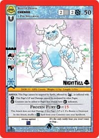Chenoo - Nightfall: First Edition Release Event Deck - MetaZoo card