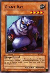 Giant Rat - Starter Deck: Yugi Evolution - YuGiOh card