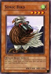 Sonic Bird - Starter Deck: Yugi Evolution - YuGiOh card
