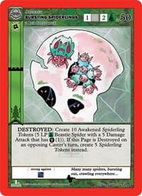 Bursting Spiderlings - Nightfall: First Edition Release Event Deck - MetaZoo card