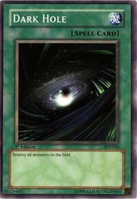 Dark Hole - Starter Deck: Yugi Evolution - YuGiOh card