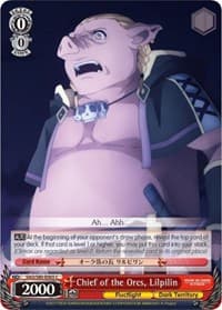Chief of the Orcs, Lilpilin - Sword Art Online -Alicization- Vol.2 - Weiss Schwarz card