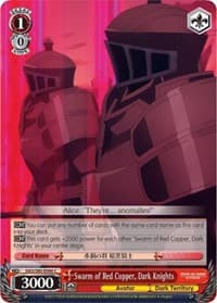 Swarm of Red Copper, Dark Knights - Sword Art Online -Alicization- Vol.2 - Weiss Schwarz card