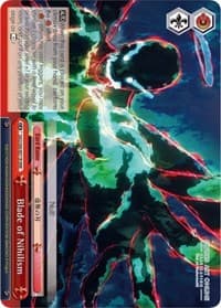 Blade of Nihilism (RRR) - Sword Art Online -Alicization- Vol.2 - Weiss Schwarz card