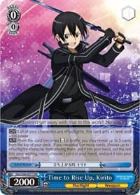 Time to Rise Up, Kirito - Sword Art Online -Alicization- Vol.2 - Weiss Schwarz card