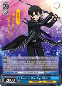 Time to Rise Up, Kirito (SP) - Sword Art Online -Alicization- Vol.2 - Weiss Schwarz card