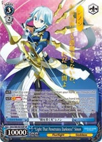 "Light That Penetrates Darkness" Sinon (SP) - Sword Art Online -Alicization- Vol.2 - Weiss Schwarz card