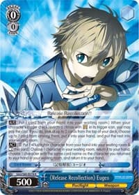 Release Recollection Eugeo - Sword Art Online -Alicization- Vol.2 - Weiss Schwarz card
