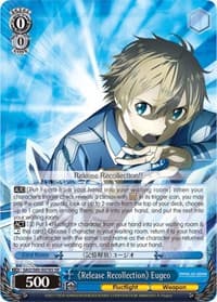 Release Recollection Eugeo (SR) - Sword Art Online -Alicization- Vol.2 - Weiss Schwarz card