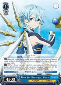 Time for Revenge, Sinon - Sword Art Online -Alicization- Vol.2 - Weiss Schwarz card