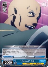 "Convert" Agil - Sword Art Online -Alicization- Vol.2 - Weiss Schwarz card