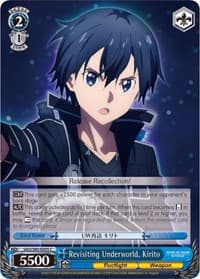 Revisiting Underworld, Kirito - Sword Art Online -Alicization- Vol.2 - Weiss Schwarz card