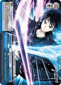 Night Sky Enveloping the World - Sword Art Online -Alicization- Vol.2 - Weiss Schwarz card