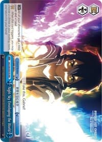 Night Sky Enveloping the World (RRR) - Sword Art Online -Alicization- Vol.2 - Weiss Schwarz card