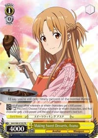 Making Sweet Desserts, Asuna - Sword Art Online -Alicization- Vol.2 - Weiss Schwarz card