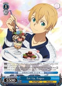 Eat Up, Eugeo - Sword Art Online -Alicization- Vol.2 - Weiss Schwarz card