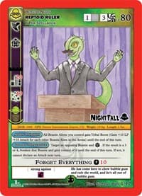 Reptoid Ruler - Nightfall: First Edition Tribal Theme Decks - MetaZoo card