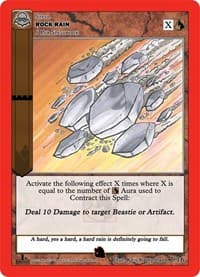 Rock Rain - Nightfall: First Edition Tribal Theme Decks - MetaZoo card