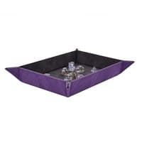 Ultra Pro: Foldable Dice Rolling Tray - Amethyst - Ultra Pro Dice Trays and Accessories - Collectible Storage card