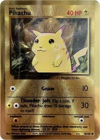 Pikachu - 58/102 (Celebrations Metal Card) - Miscellaneous Cards & Products - Pokemon card