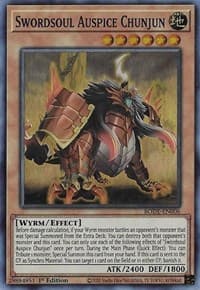 Swordsoul Auspice Chunjun - Burst of Destiny - YuGiOh card