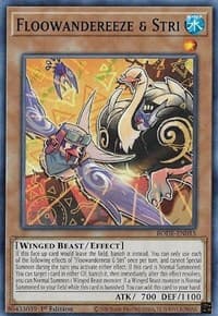 Floowandereeze & Stri - Burst of Destiny - YuGiOh card