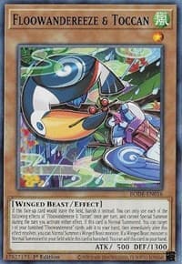 Floowandereeze & Toccan - Burst of Destiny - YuGiOh card
