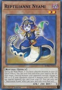 Reptilianne Nyami - Burst of Destiny - YuGiOh card