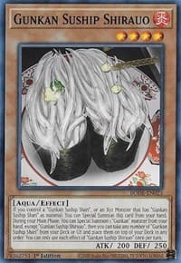 Gunkan Suship Shirauo - Burst of Destiny - YuGiOh card
