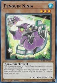 Penguin Ninja - Burst of Destiny - YuGiOh card