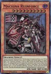 Machina Ruinforce - Burst of Destiny - YuGiOh card