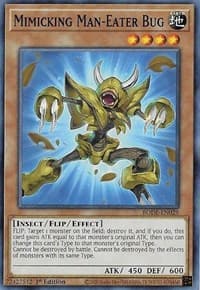 Mimicking Man-Eater Bug - Burst of Destiny - YuGiOh card