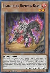 Undaunted Bumpkin Beast - Burst of Destiny - YuGiOh card