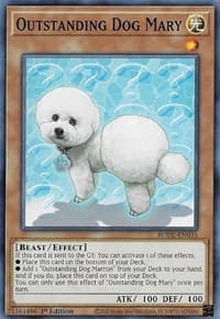 Outstanding Dog Mary - Burst of Destiny - YuGiOh card