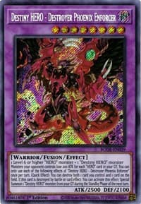 Destiny HERO - Destroyer Phoenix Enforcer - Burst of Destiny - YuGiOh card